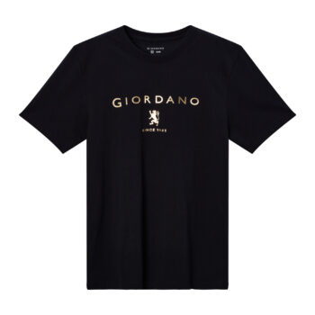 T-SHIRT WITH PRINT - BLACK-02, S