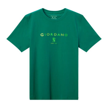 T-SHIRT WITH PRINT - Green-26, XL