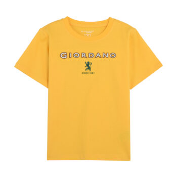 T-SHIRT WITH PRINT - YELLOW, 130