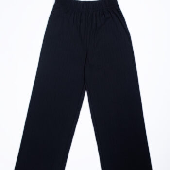 WIDE LEG PANT - BLACK-09, S