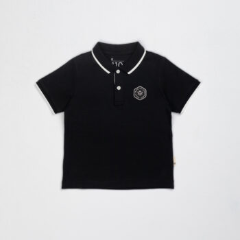 POLO WITH EMBROIDERY - BLACK-09, 110