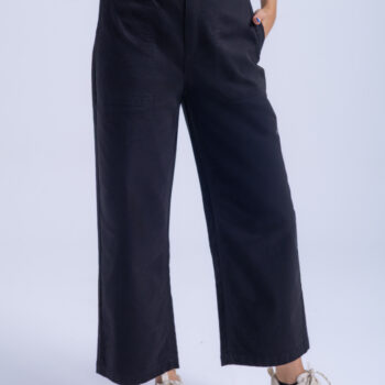 WIDE LEG PANT - BLACK-09, 30
