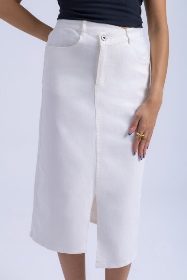 COTTON WRAP SKIRT