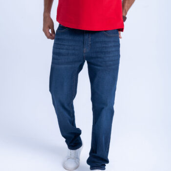 STRETCH JEAN - MID BLUE, 38
