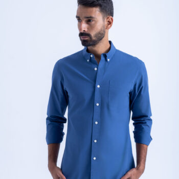 POPLIN SHIRT - WHITE, XXL