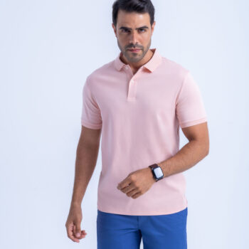 LIQUID TOUCH POLO - Pink-48, XXL