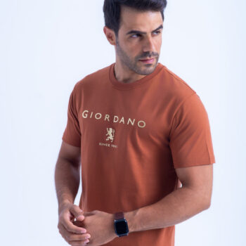 T-SHIRT WITH PRINT - LT. BLUE, XXL