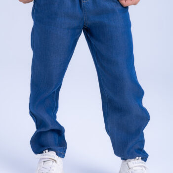 LYOCELL JEANS - MID BLUE, 165