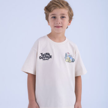 T-SHIRT WITH EMBROIDERY - WHITE, 165