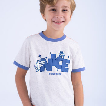 T-SHIRT WITH PRINT - WHITE, 155
