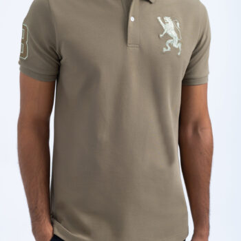 POLO WITH EMBROIDERY - WHITE, XXL