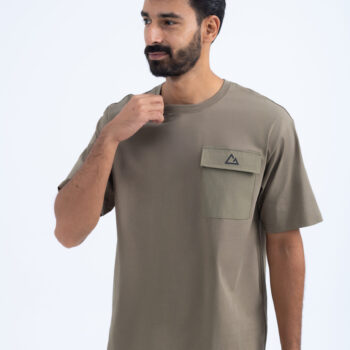 SORONA POCKET TEE - Green, XXL