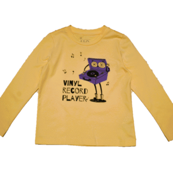 CREW NECK SWEATSHIRT WITH PRIN - Blue, 140