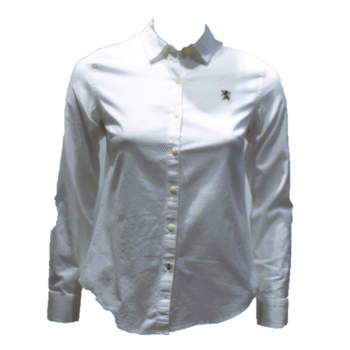 OXFORD SHIRT WITH EMBROIDERY - PINK, L