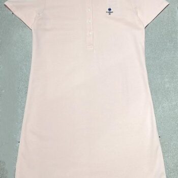 DRESS WITH EMBROIDERY - PINK, S
