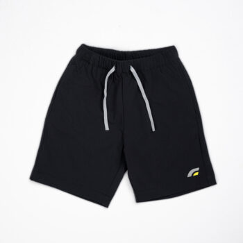SHORT WITH LOGO - BLACK-09, 155