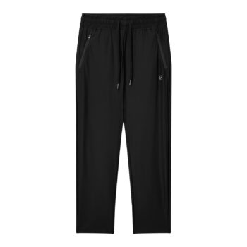 JOGGER WITH LOGO - BLACK-09, M