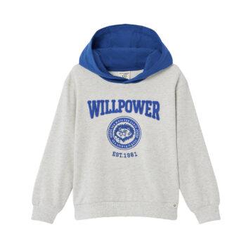 FRENCH TERRY HOODIES WITH PRIN - WHITE-11, 110
