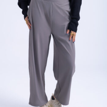 WIDE LEG PANT - Grey-07, M