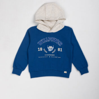 FRENCH TERRY HOODIES WITH PRIN