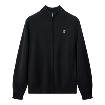 MOCK NECK CARDIGAN