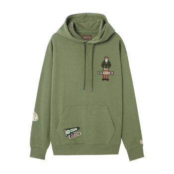 FRENCH TERRY HOODIES WITH PRNT