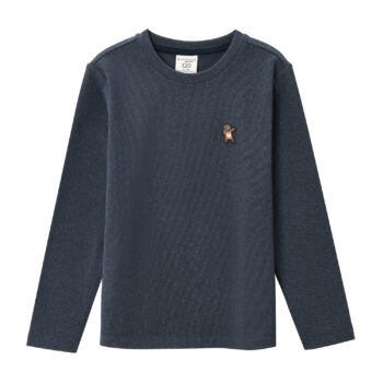 LONG SLEEVE POLO WITH EMBROIDE