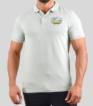 POLO WITH EMBROIDERY - Green, S