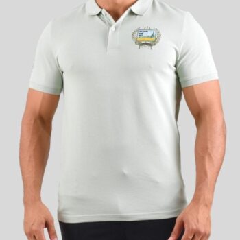 POLO WITH EMBROIDERY - Green, S