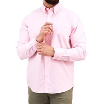 WRINKLE FREE SHIRT - PINK-55, S