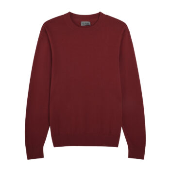 PULLOVER SWEATER - RED, XXL