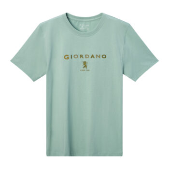 T-SHIRT WITH PRINT - GREEN-27, S