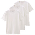 UNDERWEAR CREW TEE PACK 3 PIEC - WHITE, S