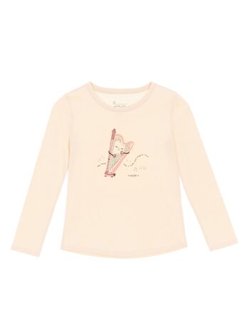 LONG SLEEVE T-SHIRT WITH PRINT - Khaki, 110