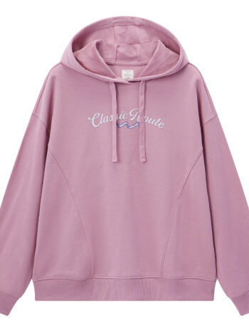 SORONA SWEATSHIRT WITH PRINT - PURPLE, L