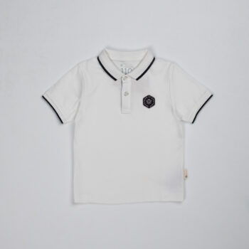 POLO WITH EMBROIDERY - WHITE-16, 140