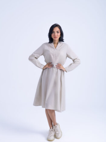 LINEN COTTON DRESS