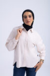 VISCOSE COTTON SHIRT - OF-WHITE, XL