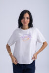 T-SHIRT WITH PRINT - WHITE-21, XL