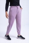 JOGGER WITH PRINT - PURPLE, S