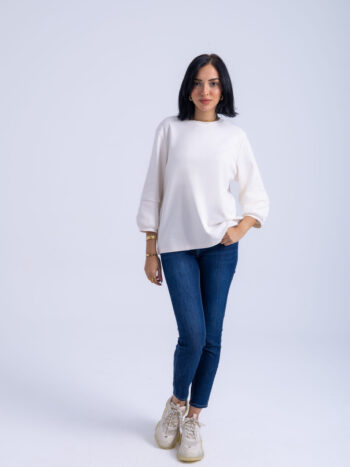 T-SHIRT WITH 3/4 SLEEVES