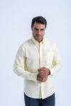 WRINKLE FREE SHIRT - YELLOW, XL