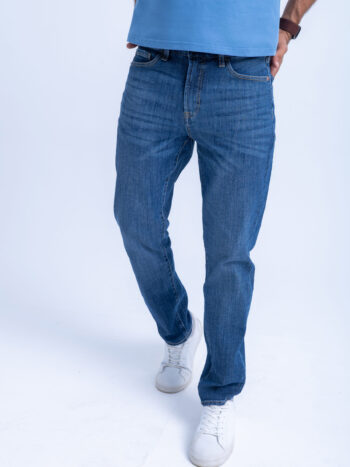 STRETCH JEAN - MID BLUE, 30