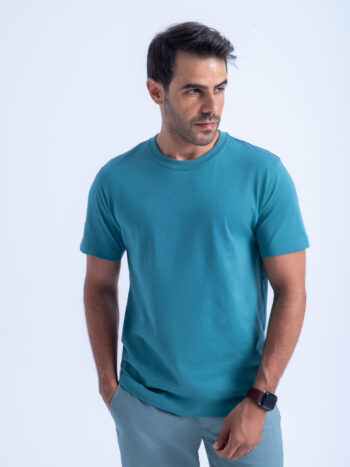 BASIC TEE CREW NECK - Green, S
