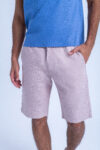 LINEN COTTON SHORT - PINK-19, S
