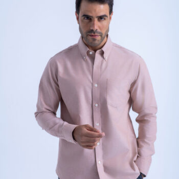 WRINKLE FREE SHIRT - ORANGE, S