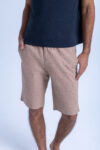 LINEN COTTON SHORT - ORANGE, M