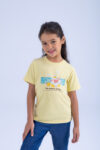 T-SHIRT WITH PRINT - YELLOW, 130