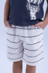 SHORT WITH STRIPE PATTERN