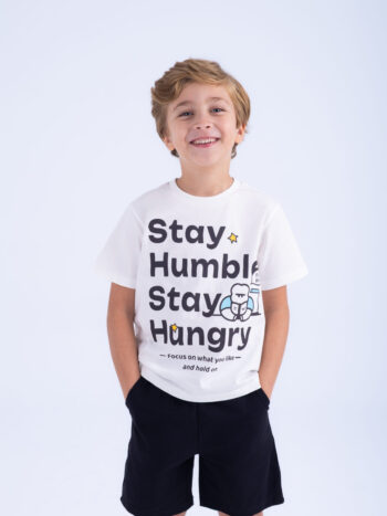 T-SHIRT WITH PRINT - WHITE, 110